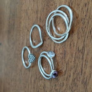 Silver Pandora Rings
